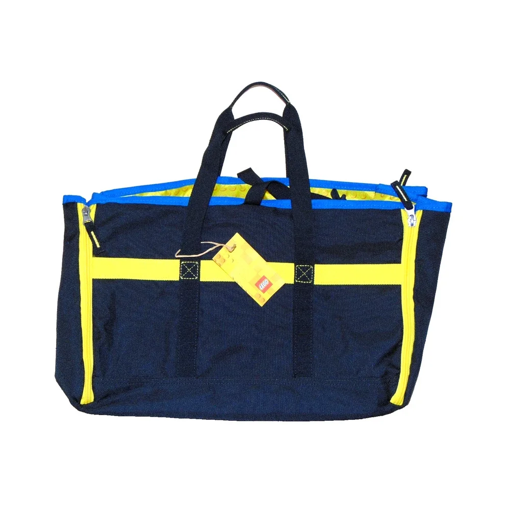 LEGO Tote Bag Black & Yellow Carry Gear Solutions RPET Recycled NWT Retired